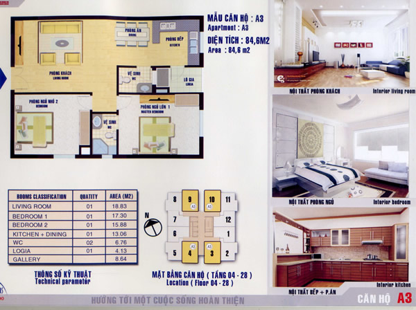 Thiết kế, mẫu nhà của Tổ hợp chung cư cao tầng Nam Xa la | ảnh 3